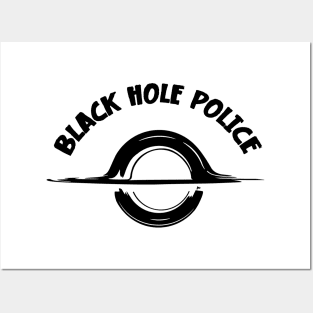 James Webb Space Telescope Black Hole Police Posters and Art